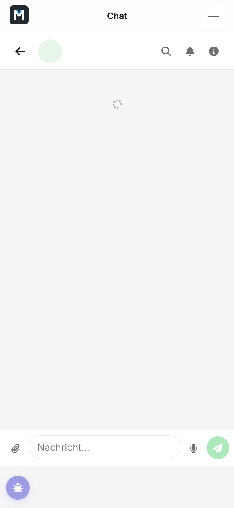 Offene Chat-Unterhaltung